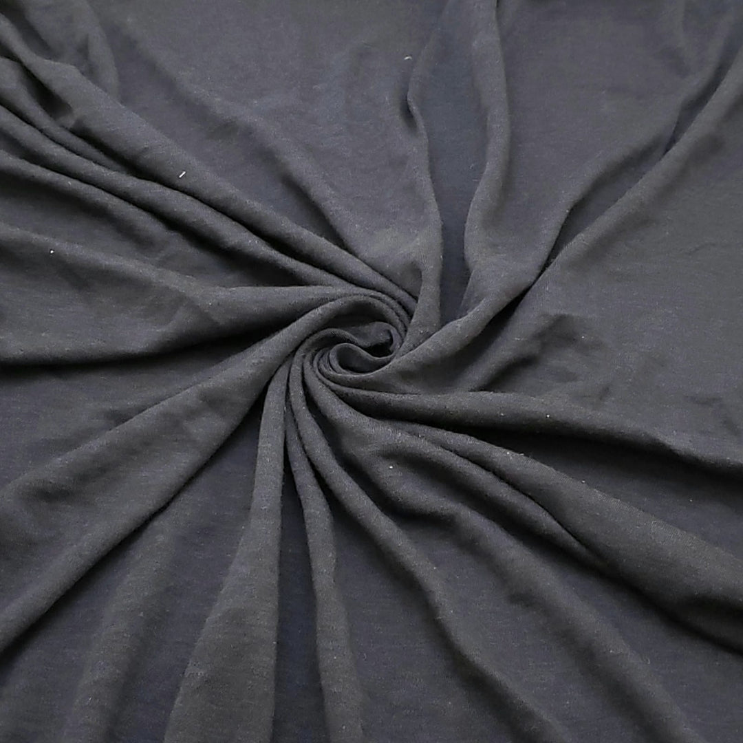 Navy Seas - Bamboo/Cotton Stretch Jersey - Knit - 1.37M Bundle - FABCYCLE Deadstock and Sustainble Fabrics and Sewing Supplies (4560432234609)