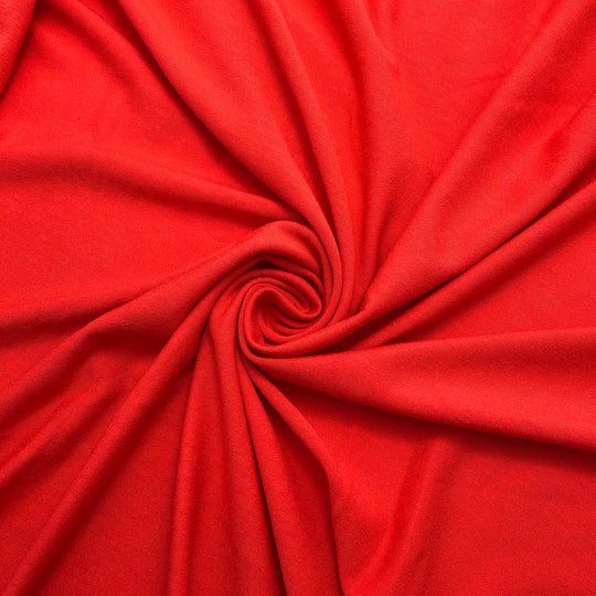 Sour Cherry - Rayon Lycra Blend - Bright Red - 0.90M Bundle - FABCYCLE Deadstock and Sustainble Fabrics and Sewing Supplies (4600053104753)