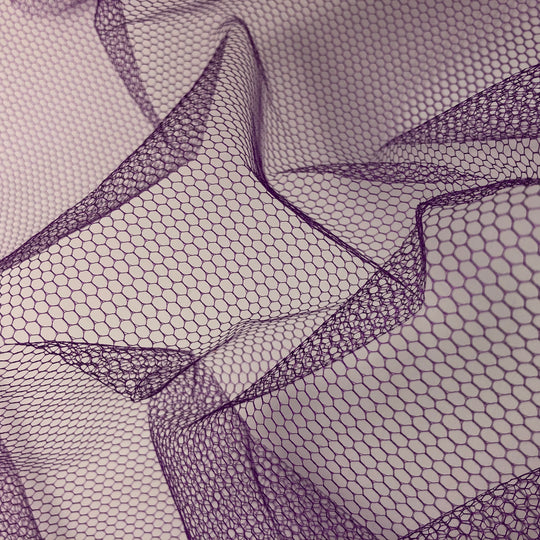 Orchid Honeycomb - Polyester Mesh Woven - Neon Purple - 2.5M Bundle - FABCYCLE Deadstock and Sustainble Fabrics and Sewing Supplies (4642015445105)