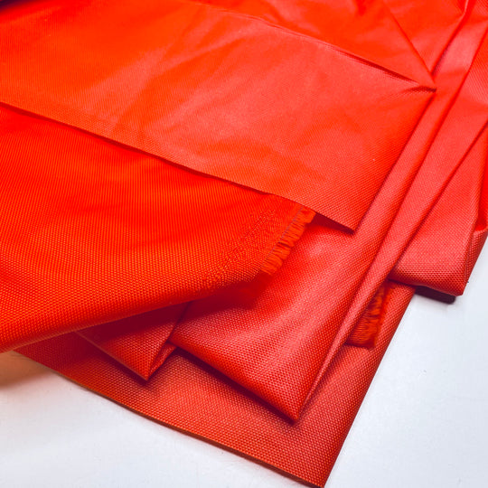 GWYG Orange - Waterproof Gortex Poly/Nylon Woven - Orange - Bundles - FABCYCLE Deadstock and Sustainble Fabrics and Sewing Supplies