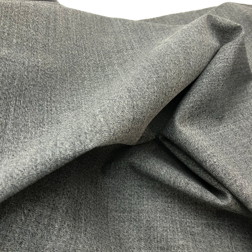 Concrete Jungle - Synthetic Crepe Woven - Grey Black  - 1.3M Bundle - FABCYCLE Deadstock and Sustainble Fabrics and Sewing Supplies (4569302302833)