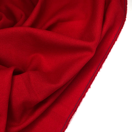Party Balloons - Wool Crepe Woven - Red - 2.00M Bundle - FABCYCLE Deadstock and Sustainble Fabrics and Sewing Supplies (4625356521585)