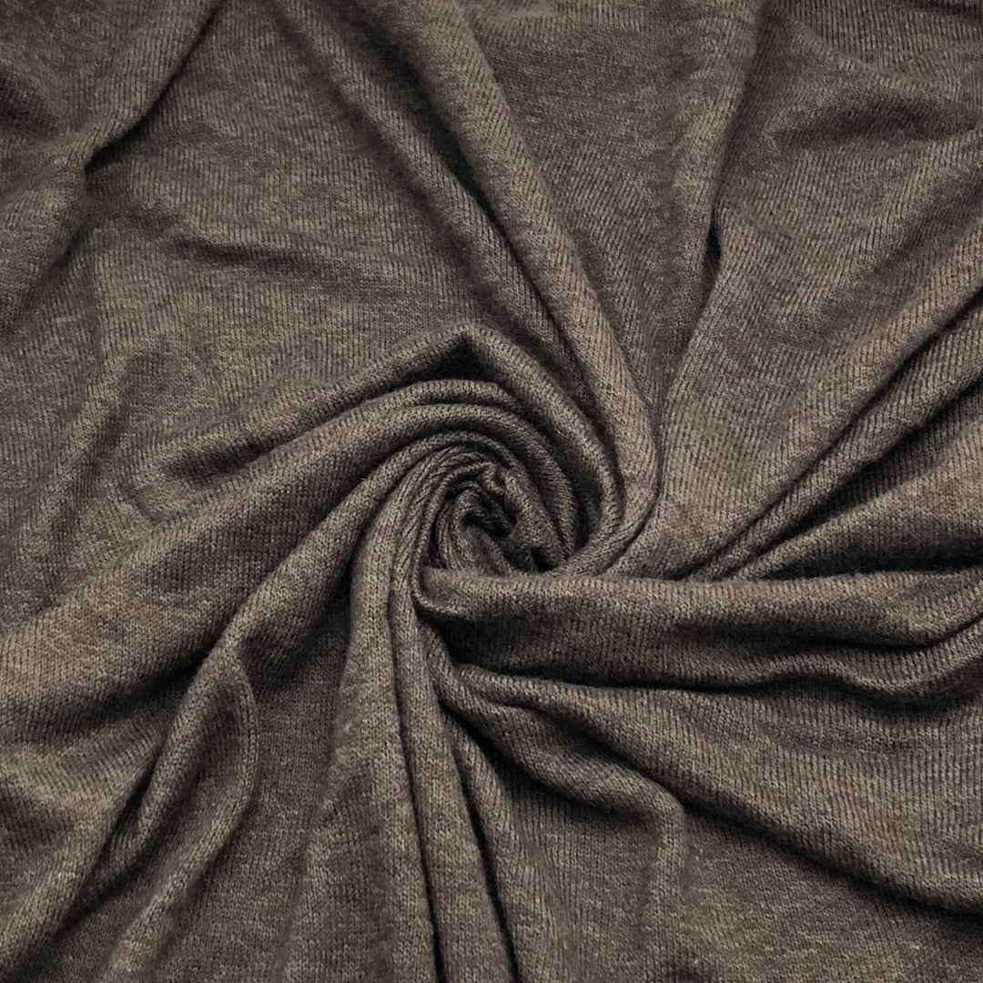 Milk Chocolate - TENCEL Lyocell Knit - Warm Brown - 1/2 Meter - FABCYCLE Deadstock and Sustainble Fabrics and Sewing Supplies (4590992621681)