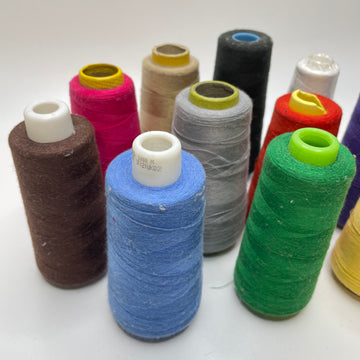Thread - Poly/All Purpose - Half Full Spool - FABCYCLE Deadstock and Sustainble Fabrics and Sewing Supplies (6769066508401)