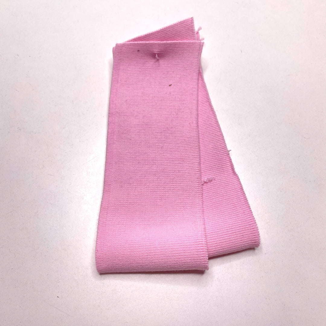 Collars Ribbing - Pink - 2 Pack - FABCYCLE Deadstock and Sustainble Fabrics and Sewing Supplies (6822729842801)