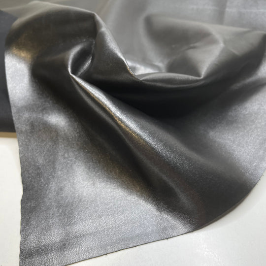 Stage Heat - Water Resistant Pleather Polyester Backing - Black - 1M Bundle - FABCYCLE Deadstock and Sustainble Fabrics and Sewing Supplies