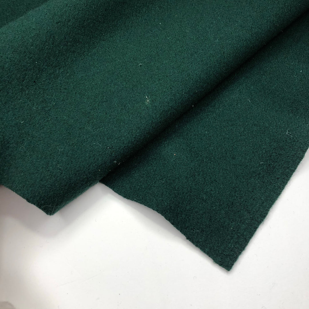 Pool Table - Boiled Wool Felt - Emerald Green - 0.90M Bundle - FABCYCLE Deadstock and Sustainble Fabrics and Sewing Supplies (4631665803377)