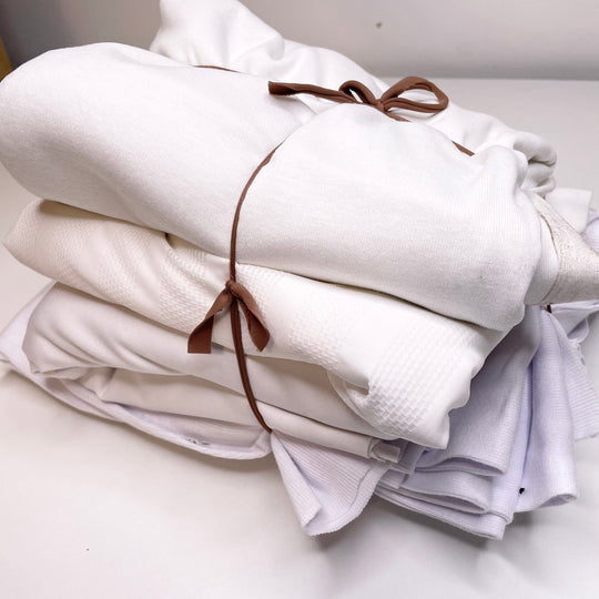Large White Knit Packs - FABCYCLE Deadstock and Sustainble Fabrics and Sewing Supplies (6700800704625)