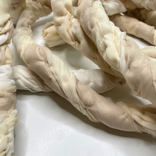 Rope O Batting Batting - Cream - Individual - FABCYCLE Deadstock and Sustainble Fabrics and Sewing Supplies (6807819583601)