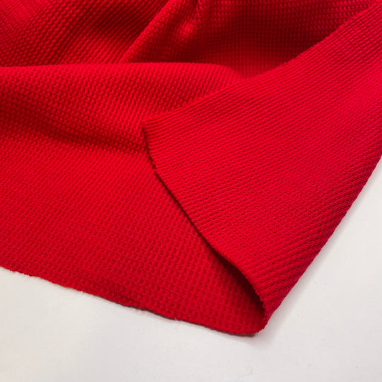 Waffle Knit Pack - Cotton Blend - Red - 3 Pack - FABCYCLE Deadstock and Sustainble Fabrics and Sewing Supplies