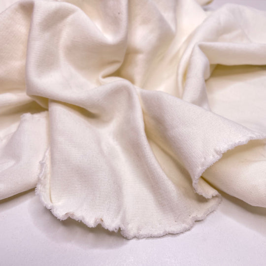 Thick Knit Pack - Cotton Blend - Off White - 3 Pack - FABCYCLE Deadstock and Sustainble Fabrics and Sewing Supplies