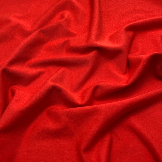 Sour Cherry - Rayon Lycra Blend - Bright Red - 0.90M Bundle - FABCYCLE Deadstock and Sustainble Fabrics and Sewing Supplies (4600053104753)