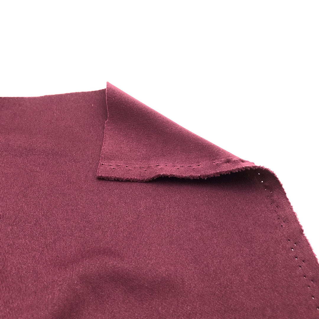 Mercury Maroon - Poly Knit Jersey - Dark Red - 2.3M Bundle - FABCYCLE Deadstock and Sustainble Fabrics and Sewing Supplies (4569845530737)