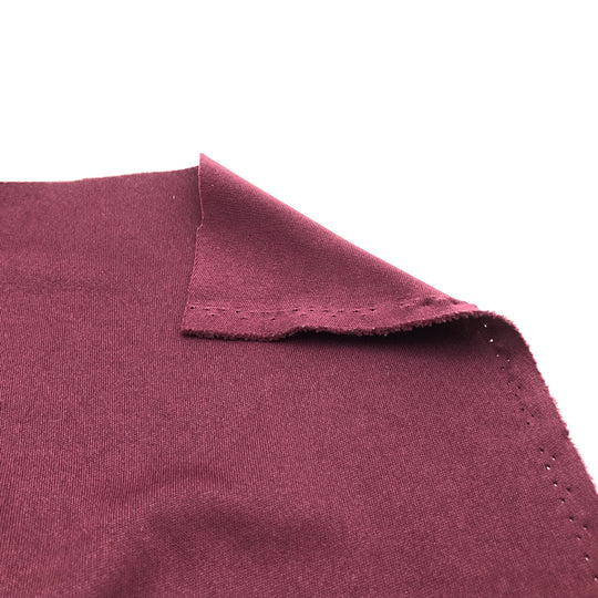 Mercury Maroon - Poly Knit Jersey - Dark Red - 2.3M Bundle - FABCYCLE Deadstock and Sustainble Fabrics and Sewing Supplies (4569845530737)