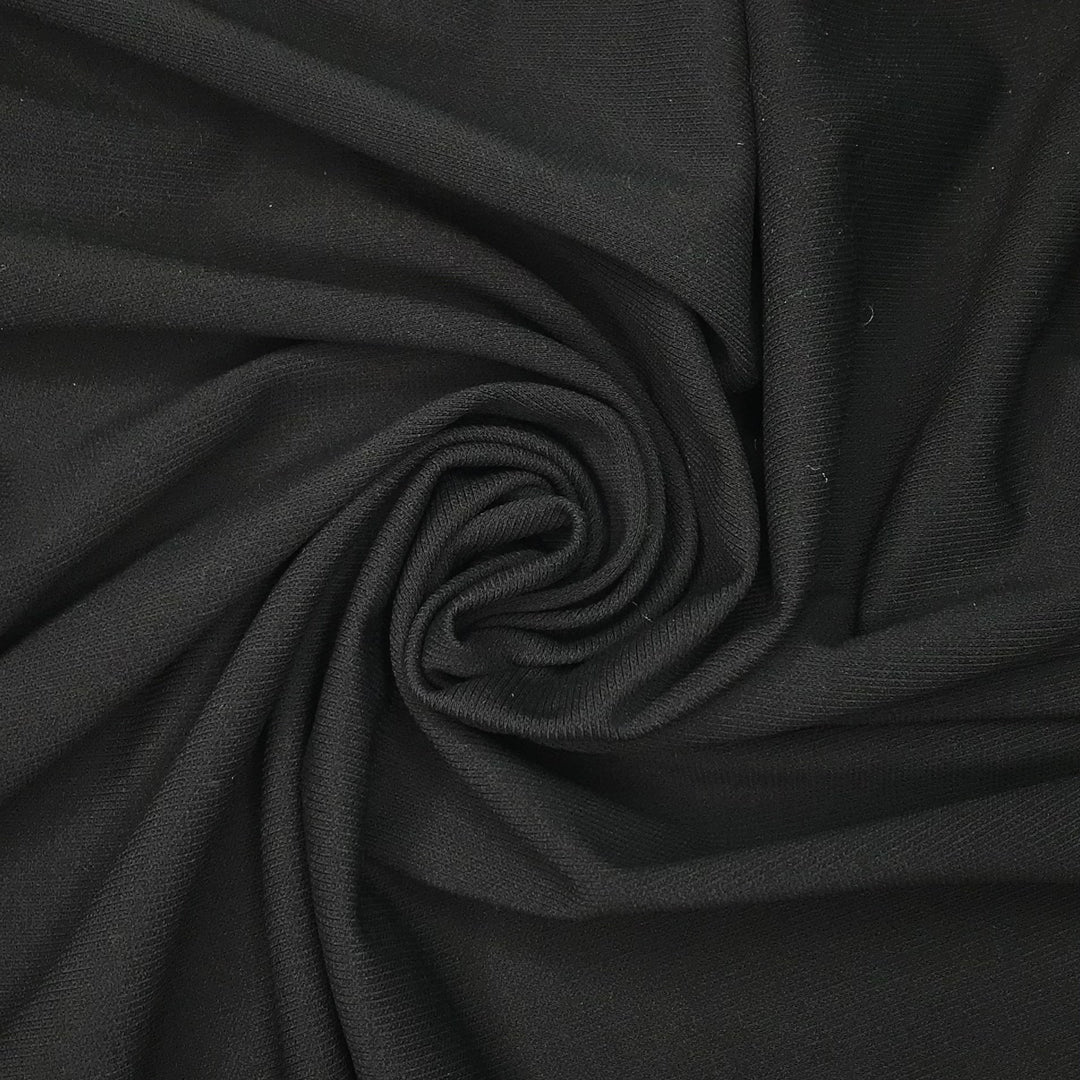 Arctic Night - Acrylic Blend Knit - Black - 2.6M Bundle - FABCYCLE Deadstock and Sustainble Fabrics and Sewing Supplies (6575614853233)
