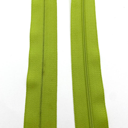 Coil Zipper Tape - Bright Green - Per Metre - FABCYCLE Deadstock and Sustainble Fabrics and Sewing Supplies (6571292098673)
