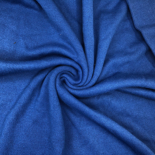 Sapphire - Acrylic Blend Knit - Royal Blue - 1.15M Bundle - FABCYCLE Deadstock and Sustainble Fabrics and Sewing Supplies (4631736615025)