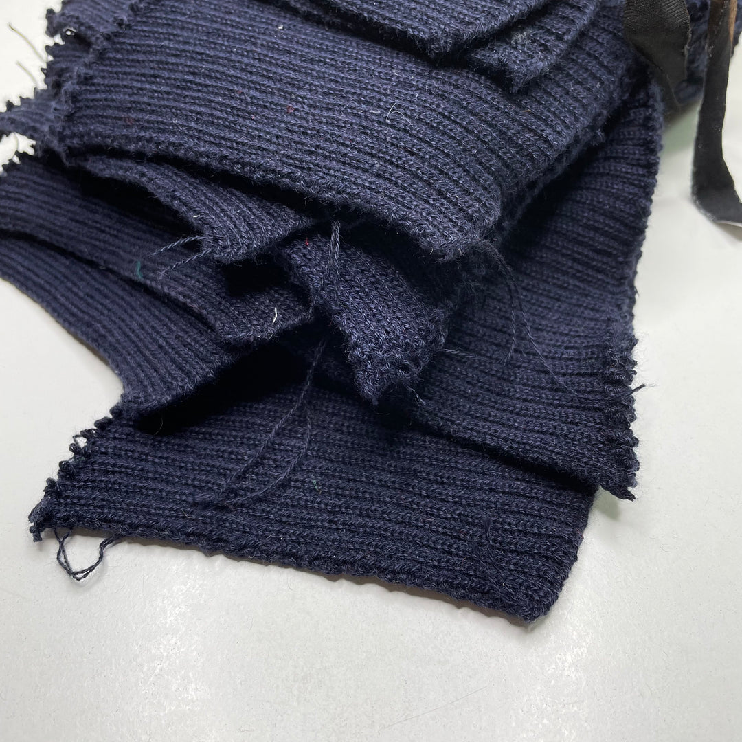 Collars Ribbing - Navy - 10 Pack - FABCYCLE Deadstock and Sustainble Fabrics and Sewing Supplies (6823152058481)