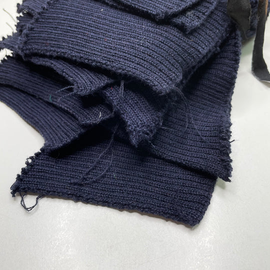 Collars Ribbing - Navy - 10 Pack - FABCYCLE Deadstock and Sustainble Fabrics and Sewing Supplies (6823152058481)
