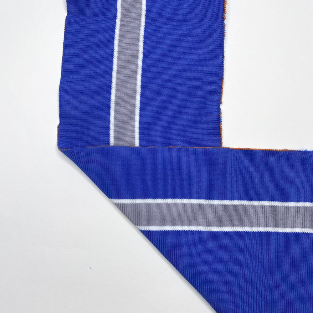 Waistbands Ribbing - Double Width - Blue Multi Stripes - FABCYCLE Deadstock and Sustainble Fabrics and Sewing Supplies (6588488417393)