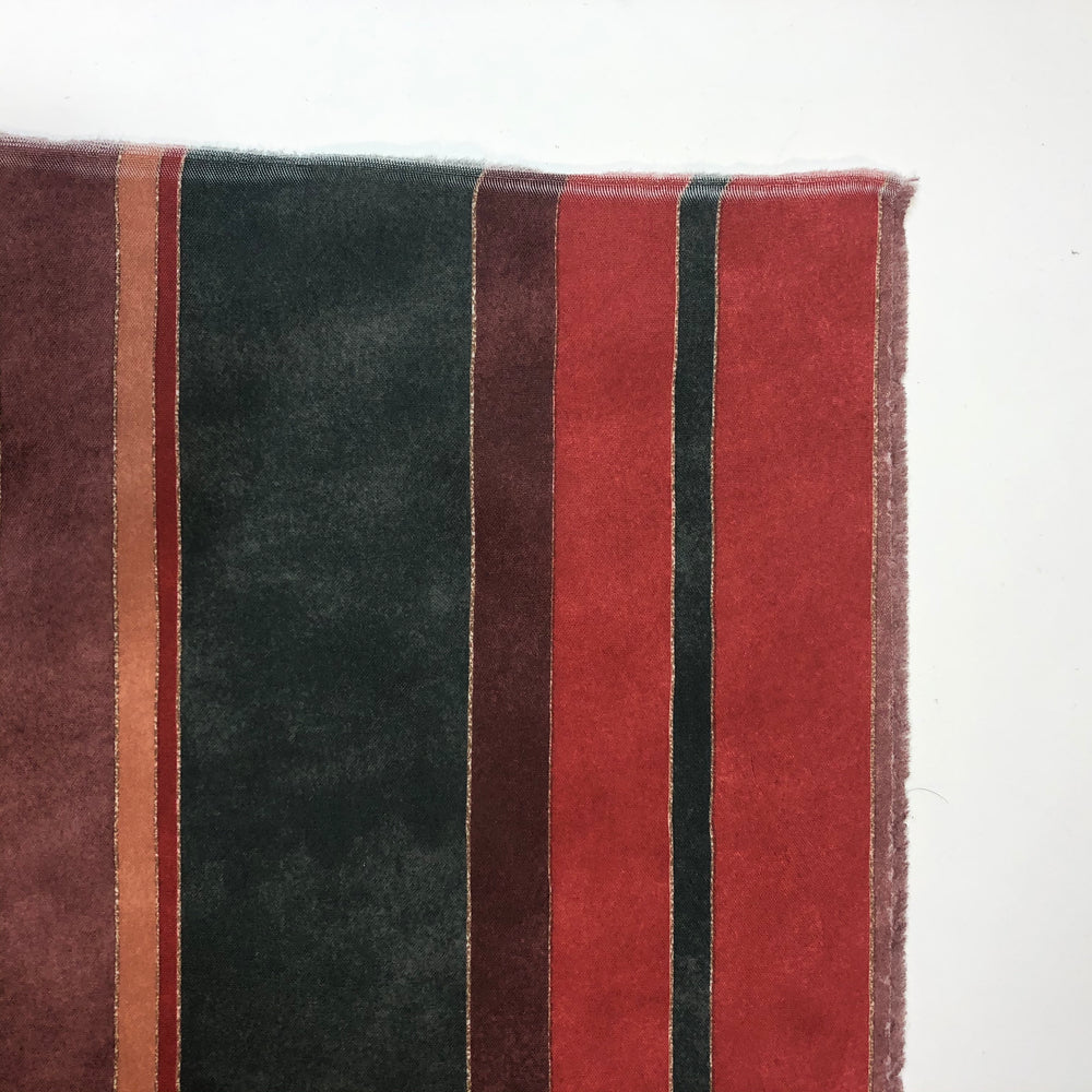 Holiday Table Runner - Polyester Woven - Red / Dark Green / Maroon - 2.75M Bundle - FABCYCLE Deadstock and Sustainble Fabrics and Sewing Supplies (4607404605553)