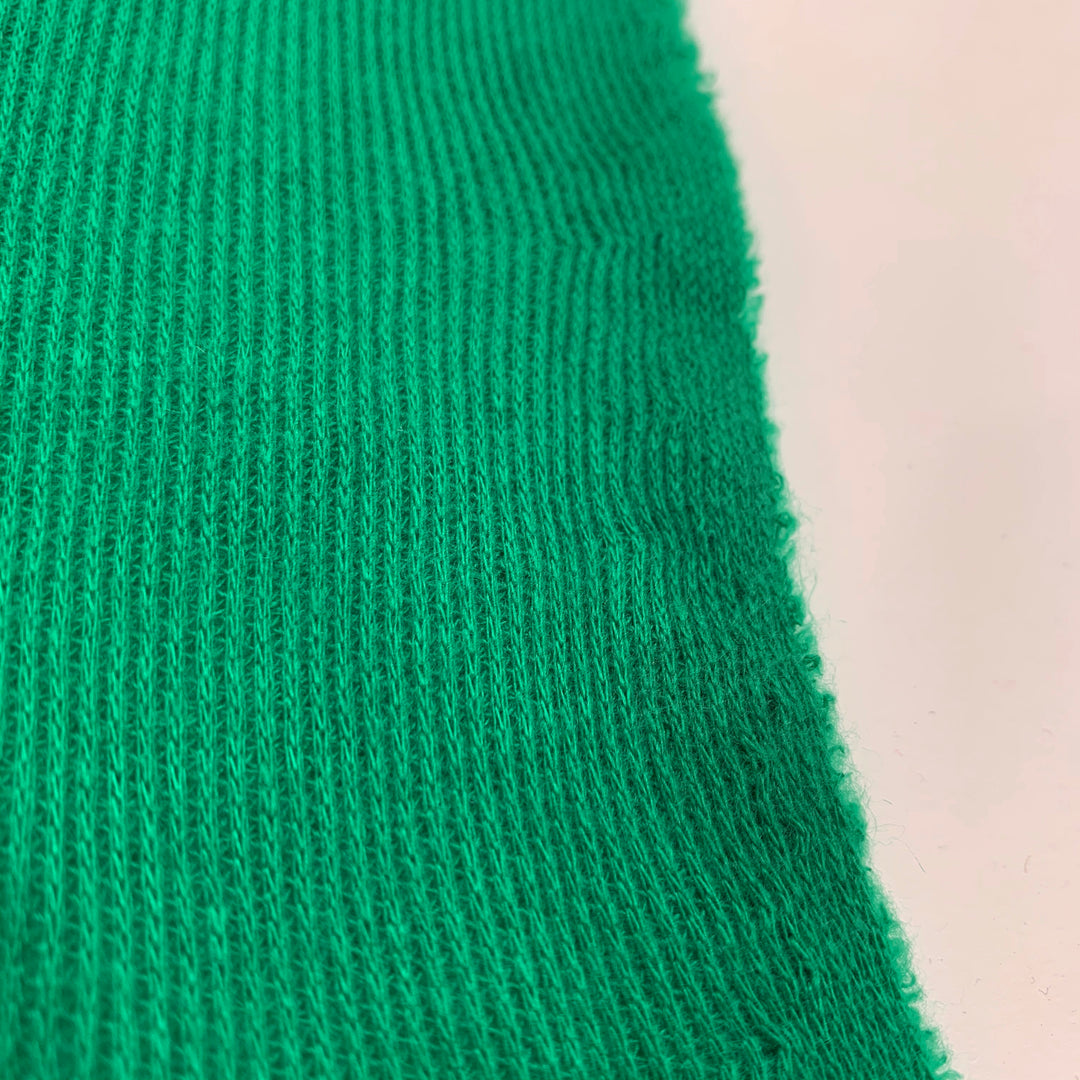 Pastures - Rib Fleece Knit - Bright Green - 1.15M Bundle - FABCYCLE Deadstock and Sustainble Fabrics and Sewing Supplies (4546922971249)