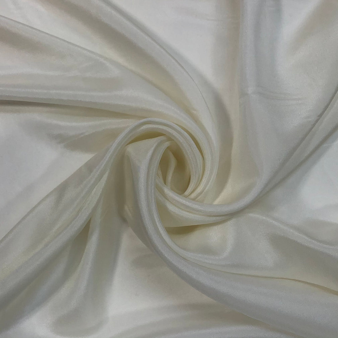 Habotai - Silk Woven - Ivory - 1/2 Meter - FABCYCLE Deadstock and Sustainble Fabrics and Sewing Supplies (4620914032753)