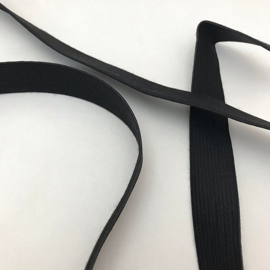 20mm Black Elastic - 1M - FABCYCLE Deadstock and Sustainble Fabrics and Sewing Supplies (4465634705521)