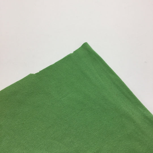 Ribbed Cotton Tubular Knit - Neon Green Slime - 1/2 Meter - FABCYCLE Deadstock and Sustainble Fabrics and Sewing Supplies (4581744869489)