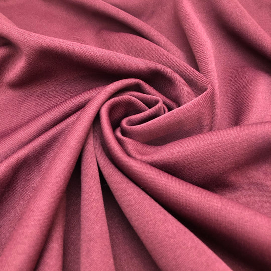 Mercury Maroon - Poly Knit Jersey - Dark Red - 2.3M Bundle - FABCYCLE Deadstock and Sustainble Fabrics and Sewing Supplies (4569845530737)