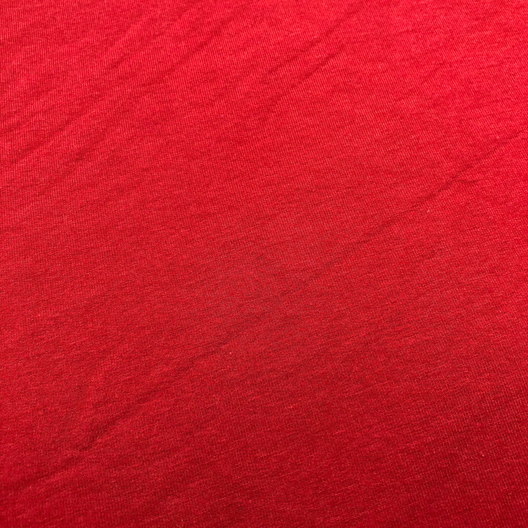 Clifford Red - Bamboo French Terry Knit - Bright Red - 1.50M Bundle - FABCYCLE Deadstock and Sustainble Fabrics and Sewing Supplies (4592791027825)