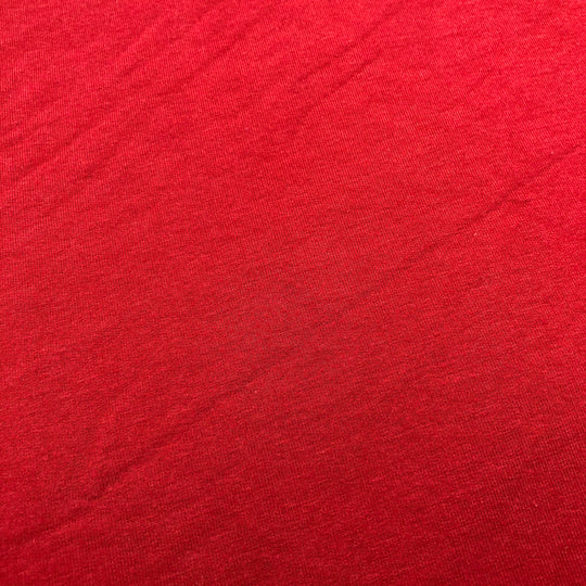 Clifford Red - Bamboo French Terry Knit - Bright Red - 1.50M Bundle - FABCYCLE Deadstock and Sustainble Fabrics and Sewing Supplies (4592791027825)