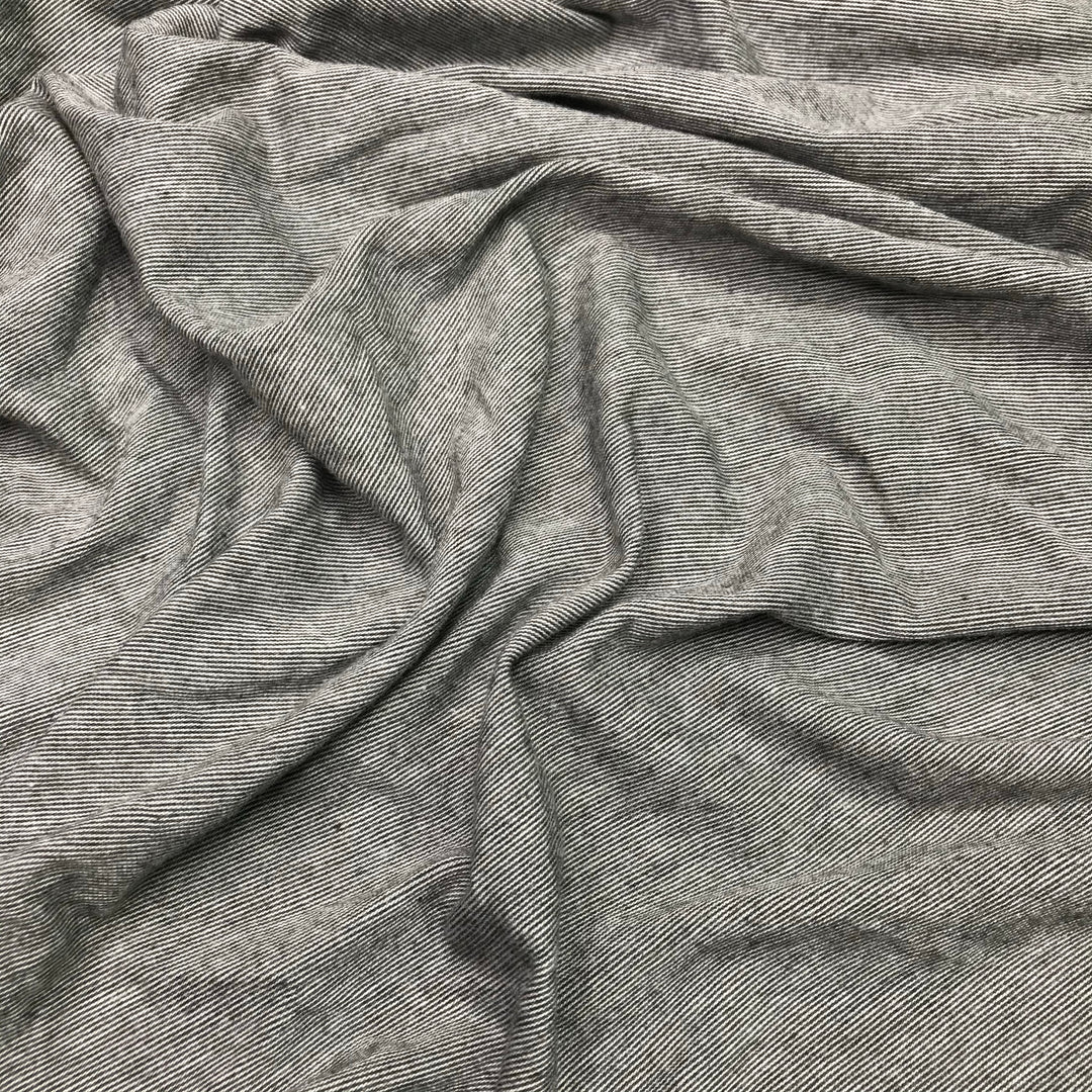 Sneaky Panda - Jersey Bamboo/Cotton Knit - Black/White - 0.75M Bundle - FABCYCLE Deadstock and Sustainble Fabrics and Sewing Supplies (6592740032625)