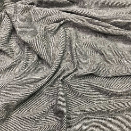 Sneaky Panda - Jersey Bamboo/Cotton Knit - Black/White - 0.75M Bundle - FABCYCLE Deadstock and Sustainble Fabrics and Sewing Supplies (6592740032625)