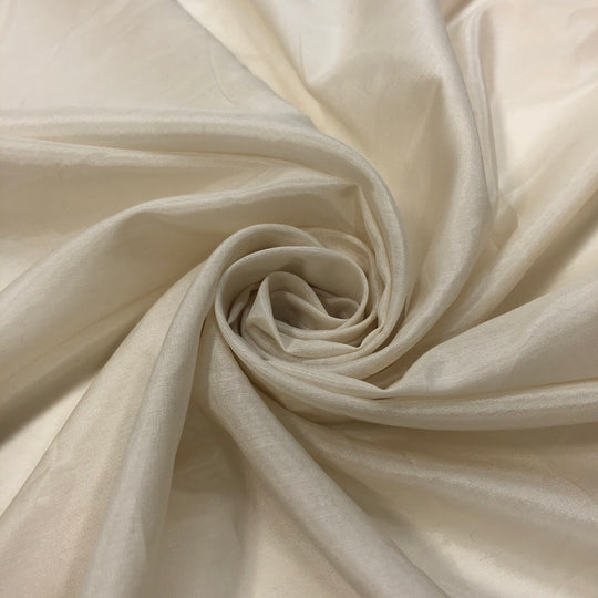 City Silk - Silk Woven - Ivory - 0.50M Bundle - FABCYCLE Deadstock and Sustainble Fabrics and Sewing Supplies (4621297483889)