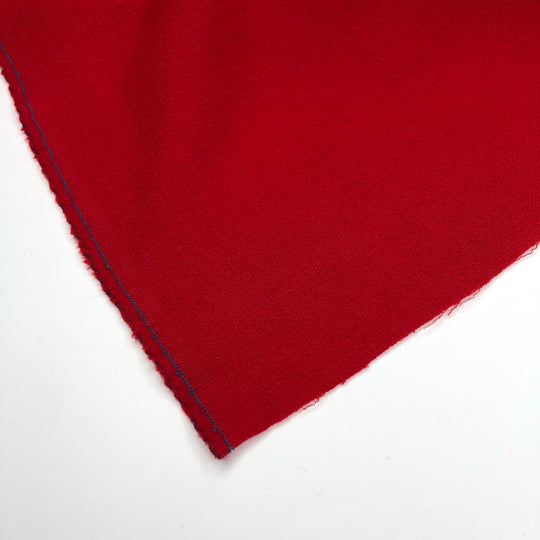 Party Balloons - Wool Crepe Woven - Red - 2.00M Bundle - FABCYCLE Deadstock and Sustainble Fabrics and Sewing Supplies (4625356521585)