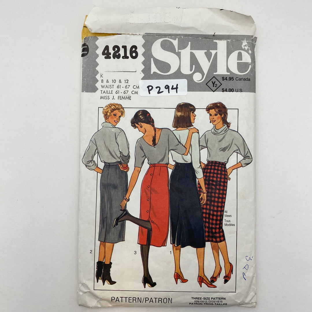 Sewing Pattern - Women’s - Style 4216 - FABCYCLE Deadstock and Sustainble Fabrics and Sewing Supplies (6555773862001)