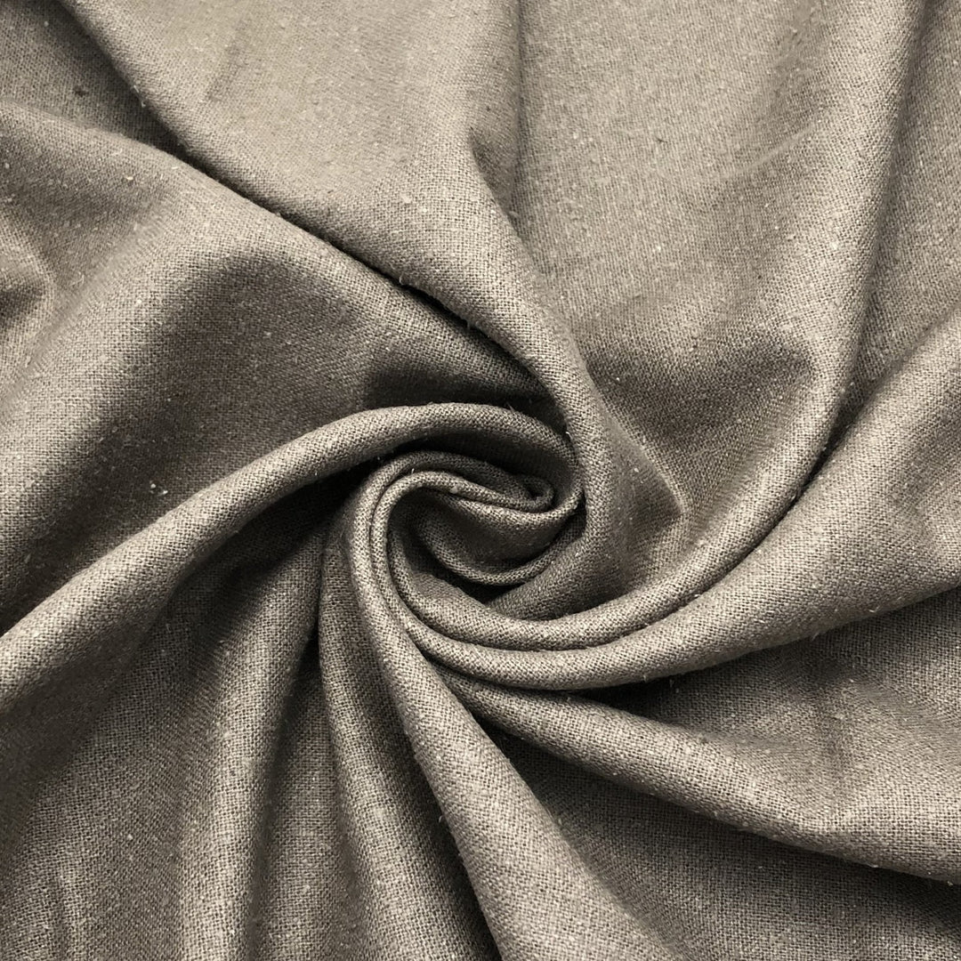 Haunted House - Cotton Linen Woven - Taupe Brown - 1.61M Bundle - FABCYCLE Deadstock and Sustainble Fabrics and Sewing Supplies (4600667963505)