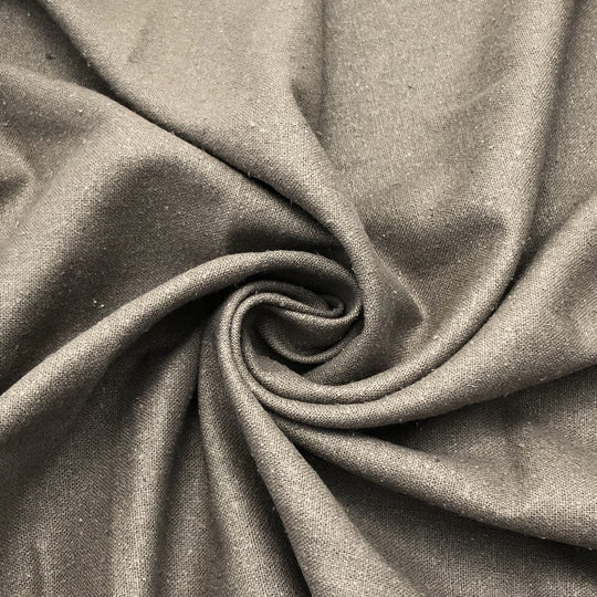 Haunted House - Cotton Linen Woven - Taupe Brown - 1.61M Bundle - FABCYCLE Deadstock and Sustainble Fabrics and Sewing Supplies (4600667963505)