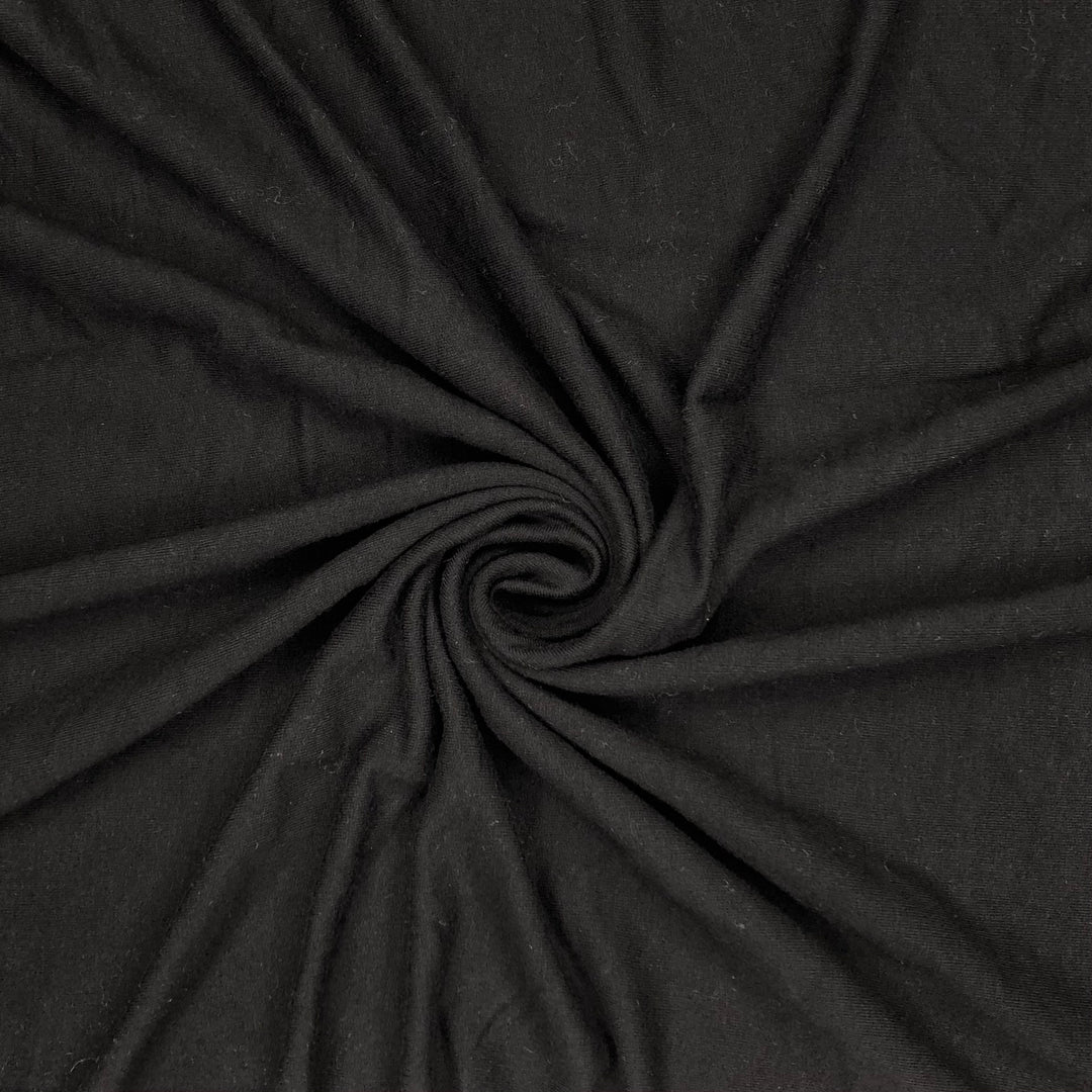 Bed Time! - Bamboo Cotton French Terry Knit - Black - Bundles - FABCYCLE Deadstock and Sustainble Fabrics and Sewing Supplies (6564788273265)