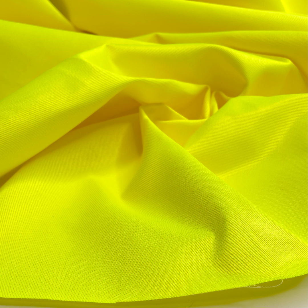 The Yellow Jersey - Waterproof Poly Woven - Yellow - 2M Bundle - FABCYCLE Deadstock and Sustainble Fabrics and Sewing Supplies