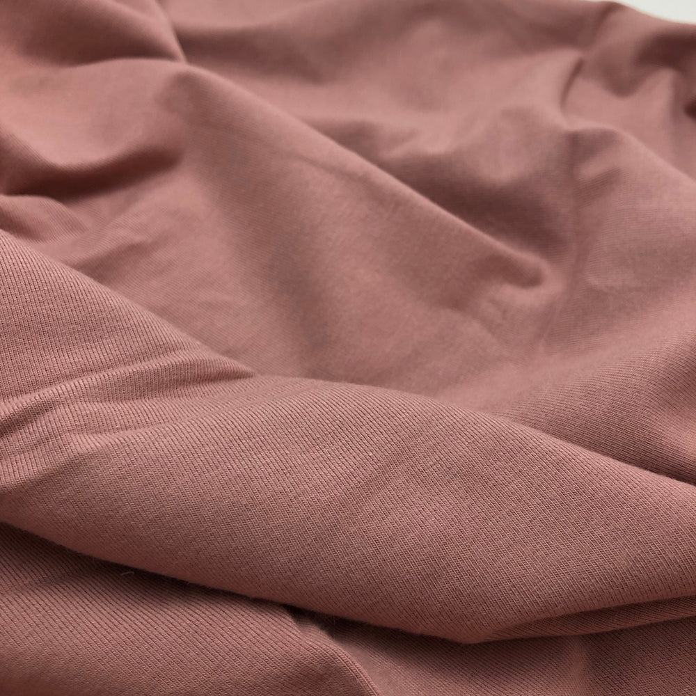 Bamboo/Cotton Stretch Jersey - Rose Quartz - Pink - 0.87M Bundle - FABCYCLE Deadstock and Sustainble Fabrics and Sewing Supplies (4572859236465)