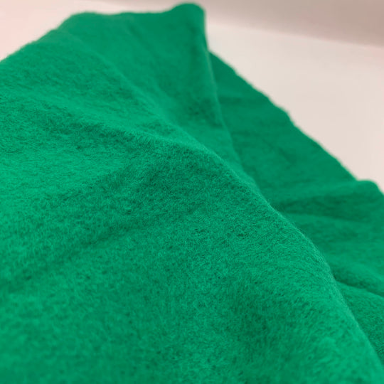 Pastures - Rib Fleece Knit - Bright Green - 1.15M Bundle - FABCYCLE Deadstock and Sustainble Fabrics and Sewing Supplies (4546922971249)