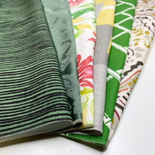 Large Fancy Home Décor Samples - Assorted - 4 Pack - FABCYCLE Deadstock and Sustainble Fabrics and Sewing Supplies