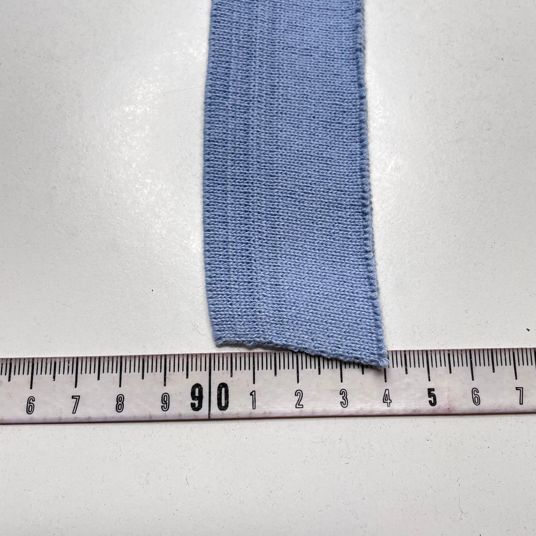 Ribbing - Light Blue - 10 Pack - FABCYCLE Deadstock and Sustainble Fabrics and Sewing Supplies (6822732431473)