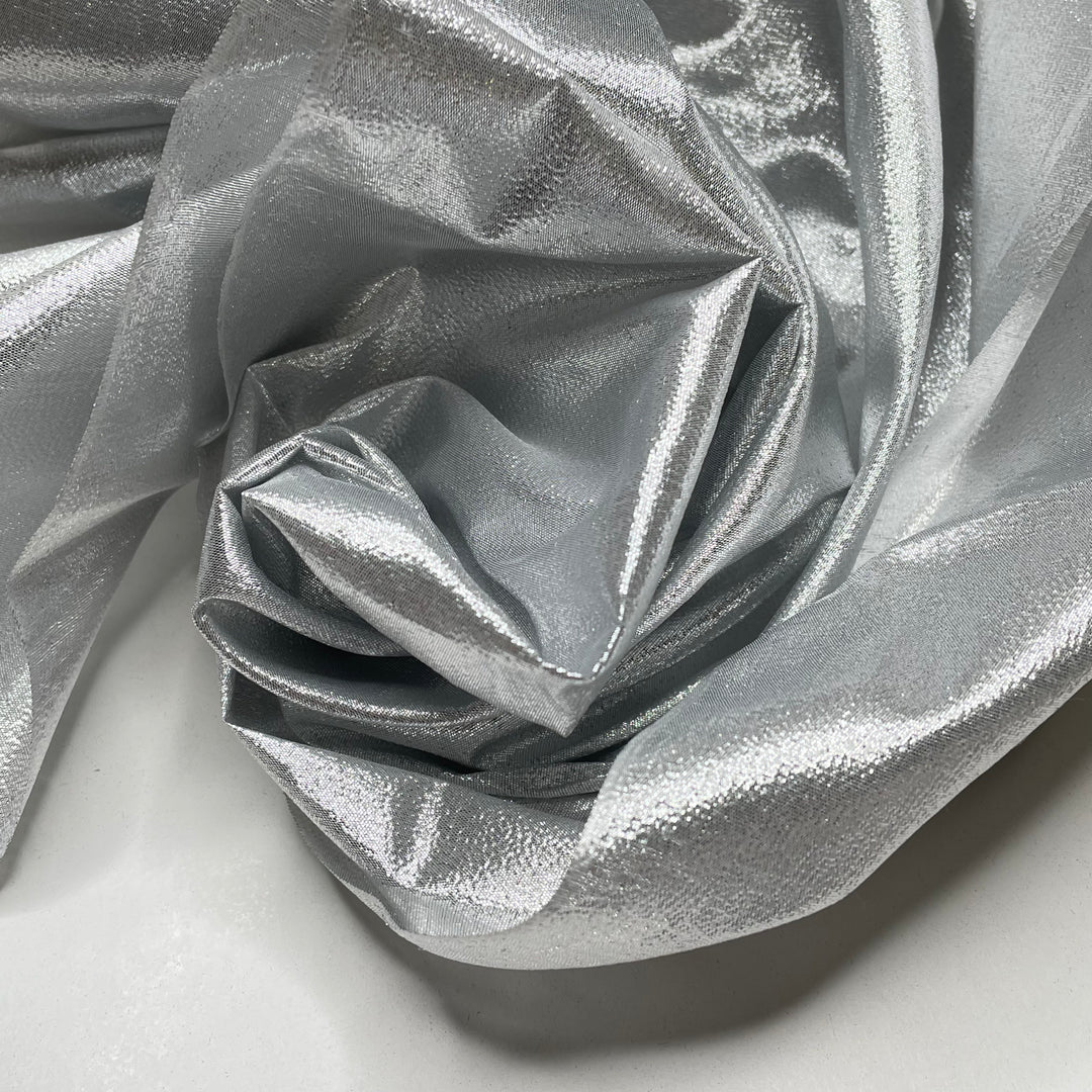 UB - Metal Man - Metallic Metal Woven - Silver - 3.7M Bundle - FABCYCLE Deadstock and Sustainble Fabrics and Sewing Supplies (6785705148529)