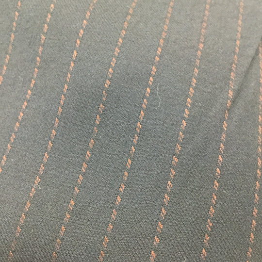 Halloween Town Stripe - Woven - Black / Copper - 1.08M Bundle - FABCYCLE Deadstock and Sustainble Fabrics and Sewing Supplies (4582496600177)