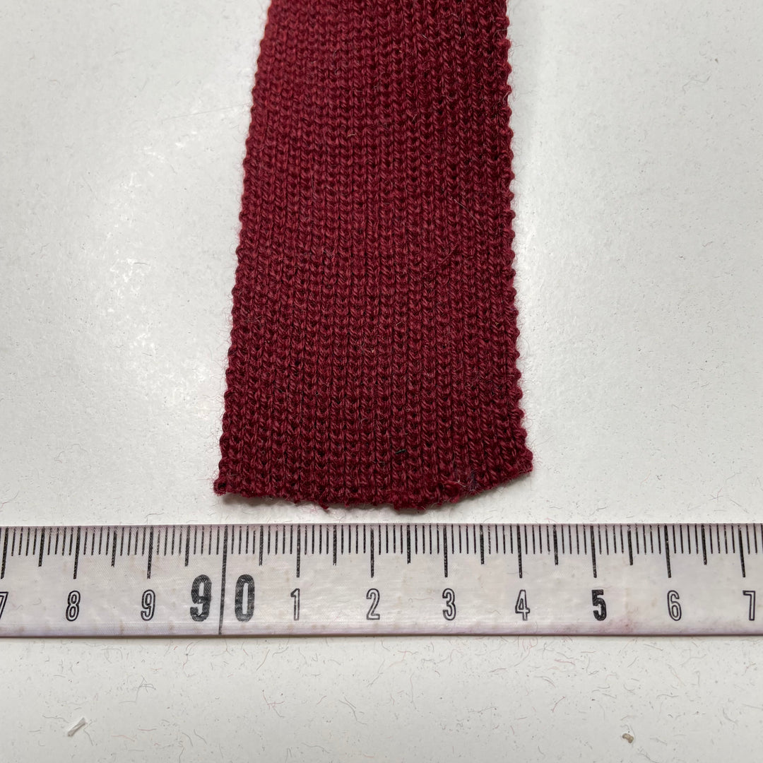 Waistbands Ribbing - Burgundy - 1M - FABCYCLE Deadstock and Sustainble Fabrics and Sewing Supplies (6823124729969)