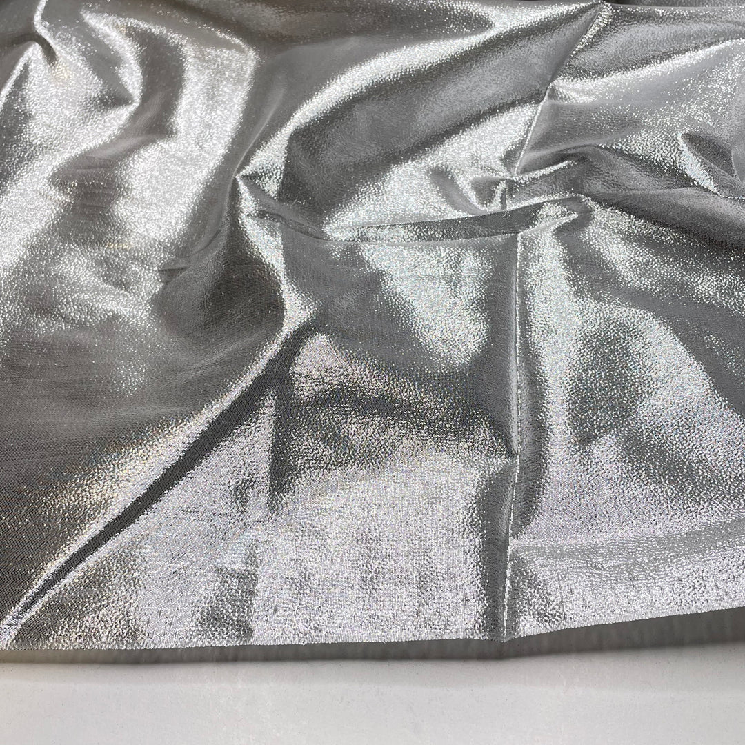UB - Metal Man - Metallic Metal Woven - Silver - 3.7M Bundle - FABCYCLE Deadstock and Sustainble Fabrics and Sewing Supplies (6785705148529)