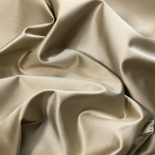 Holiday Beverage - Silk Cotton Woven - Champagne - 1/2 Meter - FABCYCLE Deadstock and Sustainble Fabrics and Sewing Supplies (4620970819697)